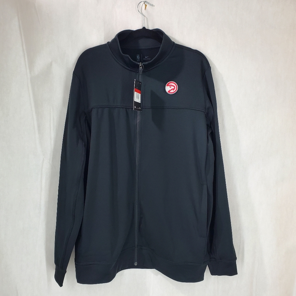 Men’s Nike Large Tall Atlanta Hawks Dry Fit Full Zip Warm Up Jacket NWT